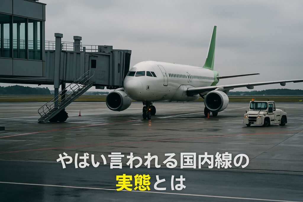 やばいと言われる国内線の実態とは