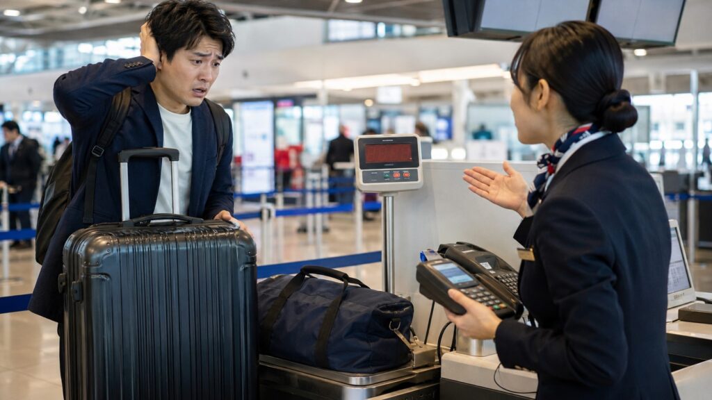機内持ち込み手荷物7kgの厳格なカウント