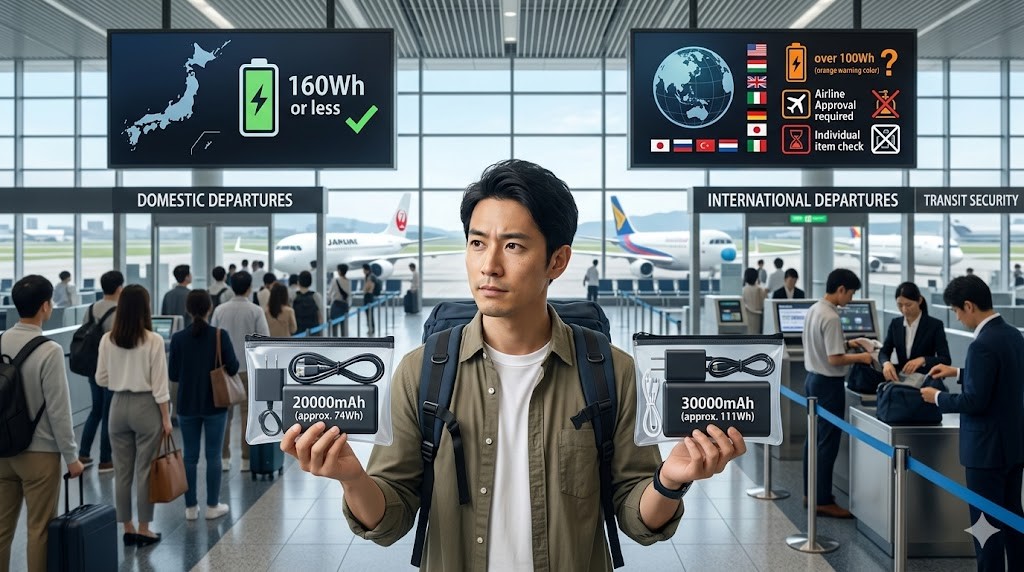 国内線と国際線の違い