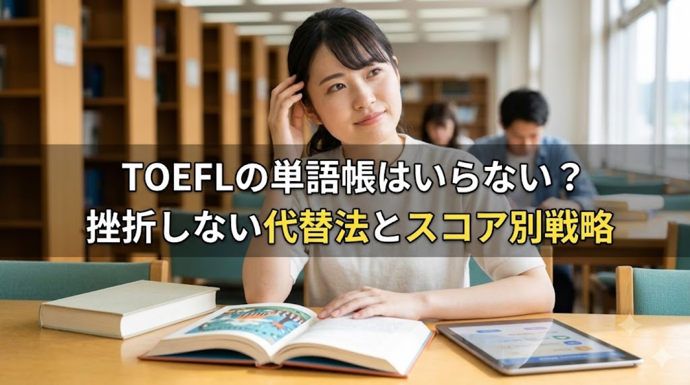 TOEFLの単語帳はいらない？