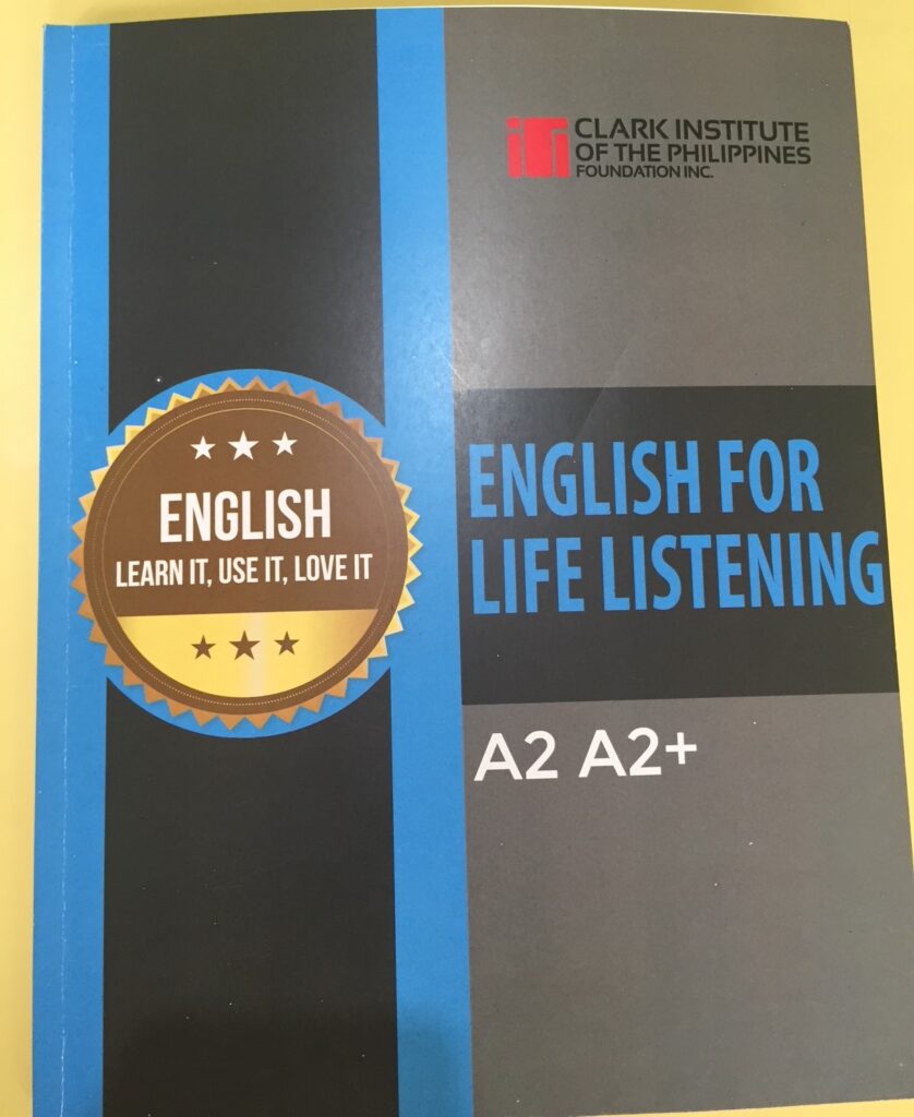 CIP語学学校で使用するA2レベルの英語リスニング教材